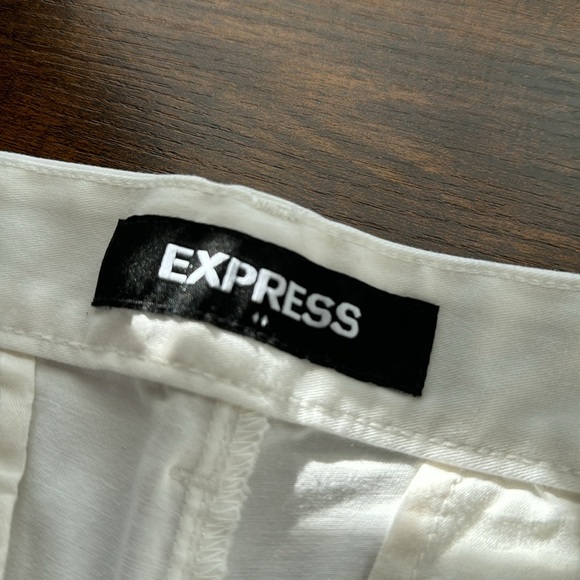 Express Men's Chino Hyper Stretch White Chino Size 34 - Picture 9 of 9